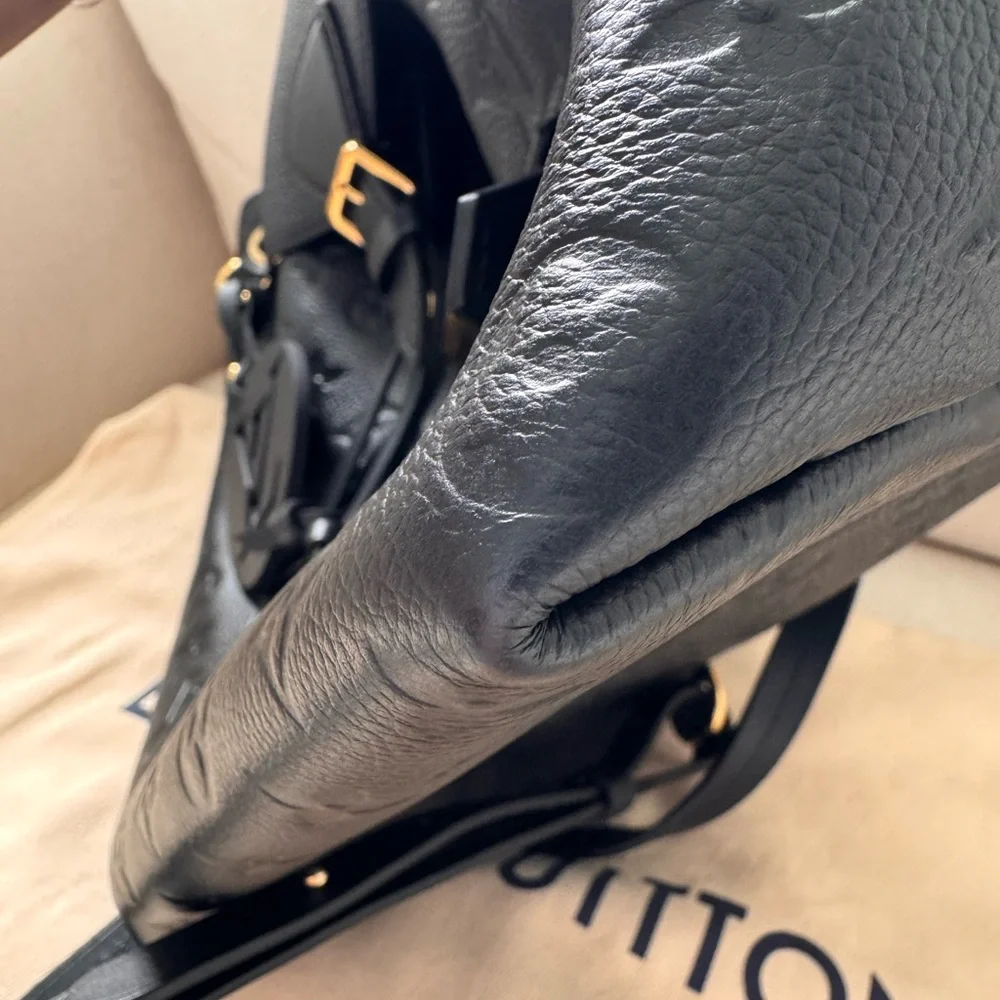Auth. ✅ RARE Louis Vuitton NM Montsouris Empriente Backpack in “Noir”🖤✨